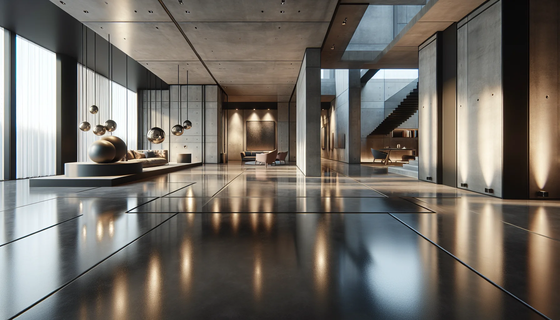 Residential Polished Concrete Flooring